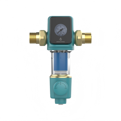 Whole House Spin Down Sediment Filter with Stacked Disc Filtration Technology, 22 GPM Flow Rate, and 40μm Filtration Precision