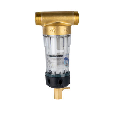 Whole House Spin Down Sediment Water Pre Filter with 40 Micron Filtration Reusable Design and Food Grade SS316L Mesh