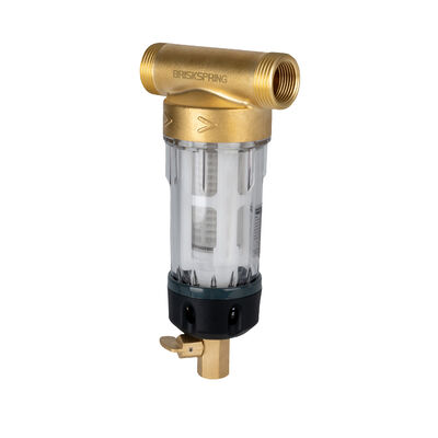 Whole House Spin Down Sediment Water Pre Filter with 40 Micron Filtration Reusable Design and Food Grade SS316L Mesh