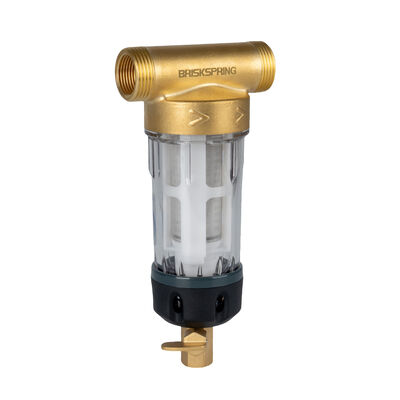 Whole House Spin Down Sediment Water Pre Filter with 40 Micron Filtration Reusable Design and Food Grade SS316L Mesh
