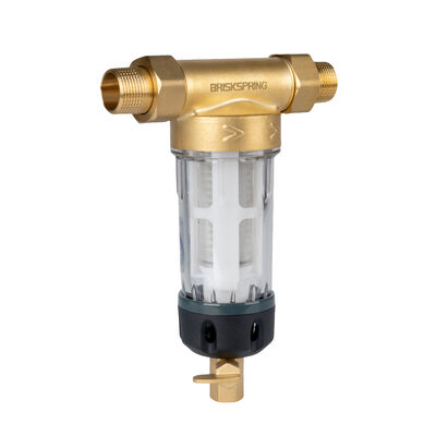 Whole House Spin Down Sediment Water Pre Filter with 40 Micron Filtration Reusable Design and Food Grade SS316L Mesh