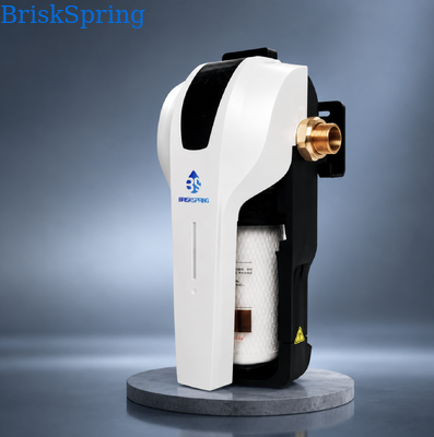 BriskSpring N1-2C-BS Compact Central Water Purifier with 3 T/H Flow Rate and Quick-Release Cartridge for 50,000 L Capacity