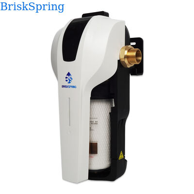 Compact Whole House Water Filter System with 15 L/min High Flow Quick Change Cartridge for Sediment Rust Chlorine Removal