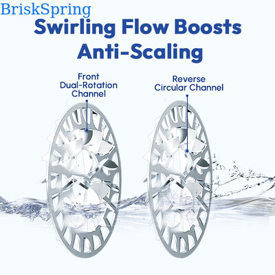 Whole House Water Descaler with 99.99% Anti-Bacterial Performance 5000L/H Flow No Electricity Required
