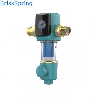 Whole House Water Filter with 40 Micron Filtration Manual Backwash and 22 GPM Flow Rate
