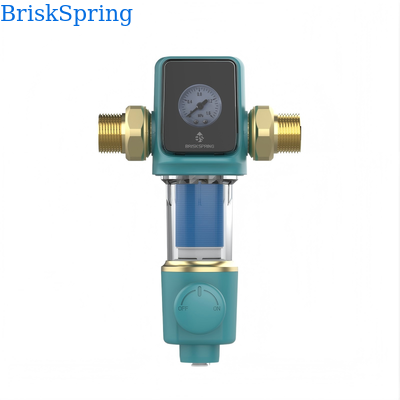 Whole House Water Filter with 40 Micron Filtration Manual Backwash and 22 GPM Flow Rate