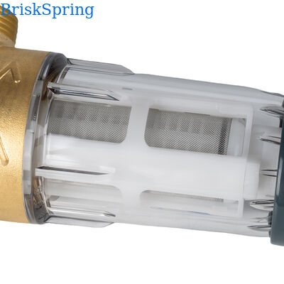 Whole House Spin Down Sediment Water Pre Filter with 40 Micron Filtration Reusable Design and Food Grade SS316L Mesh