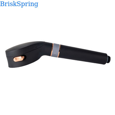 Black Rose Gold Micro Nano Bubble Shower Head 3 Spray Modes Water Saving Handheld Shower