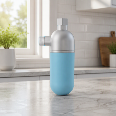 MSAP Scale Inhibitor Filter - Chemical-Free Hard Water Treatment with 40 Microns Filtration Accuracy and No Electricity Required
