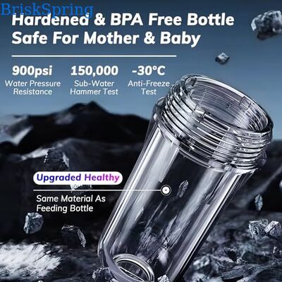 40 Micron Whole House Water Pre Filter with Reusable Mesh and Manual Flushing for Sediment Removal