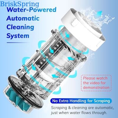 40 Micron Whole House Water Pre Filter with Reusable Mesh and Manual Flushing for Sediment Removal