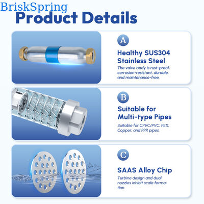J-700-BS Whole House Water Descaler with Pure Physical Ion Polarization No Electricity 4 T/H Flow Rate