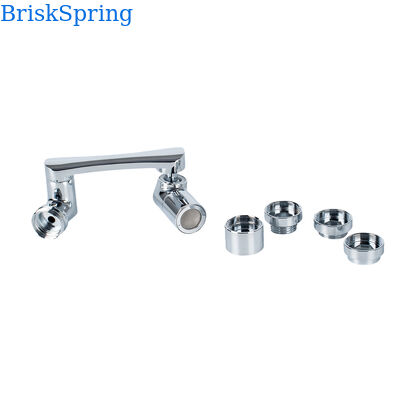 1440° Multi-Joint Rotating Micro Nano Bubble Faucet Aerator with Gas-Liquid Cutting Technology
