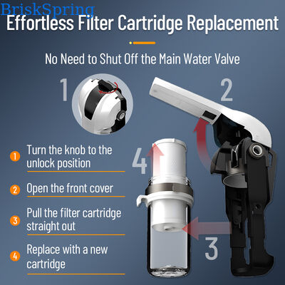 Heavy Duty High Pressure Water Pre Filter Whole House Water Filter with Quick Change Cartridge Central Water Purifier