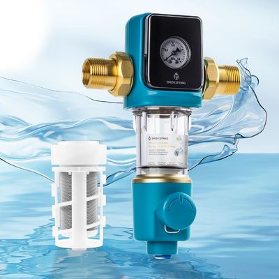 Food Grade Stainless Steel Screen Water Pre Filter High Flow Tap Water Safe Household Purification System