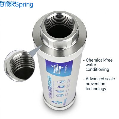 Maintenance-Free Eco-Friendly Whole House Water Descaler with 10,000 Gallons Capacity for Limescale Prevention