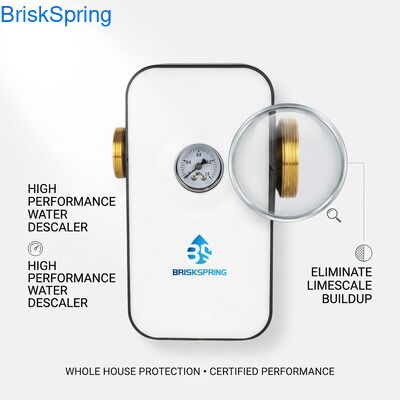 NSF-Certified High-Performance Self-Powered Water Descaler for Whole-House Use