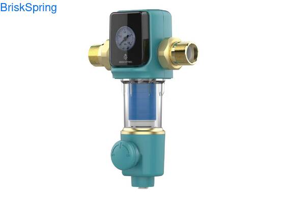 Whole House Spin Down Sediment Water Filter with 40 & 300 Micron Reusable Pre-Filter