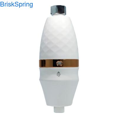 High Efficiency Shower Water Filter with Multi-Stage Filtration Removes Chlorine and Heavy Metals at 16 L/min Flow Rate