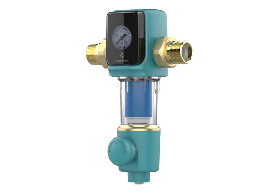 22 GPM Spin Down Sediment Filter with 40μm Filtration and Automatic Backwash for Whole House Water Pre Filtration