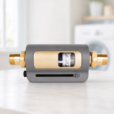 HZ-A Horizontal Whole-House Water Pre-Filter with 40 μm Filtration and Manual Flushing