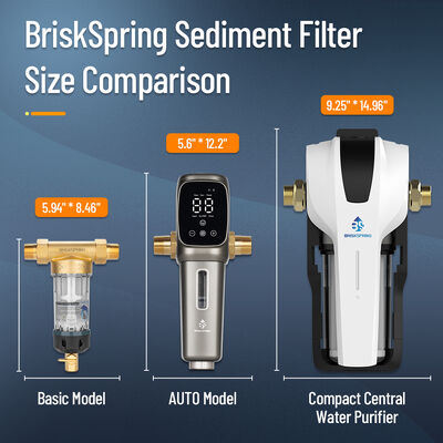 Hot Sale Water Pre Filtration System with Filter Life Indicator, Tool-Free Cartridge Replacement and High Pressure Durability