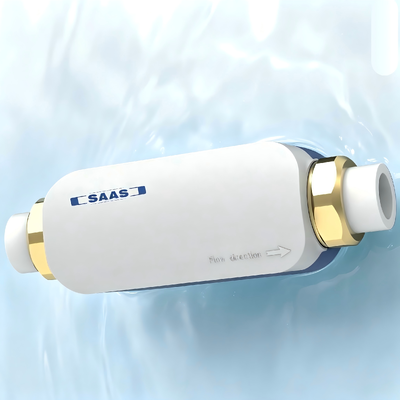 Whole House Water Descaler with Pure Physical Ion Polarization Technology for Salt-Free Hard Water Treatment and Maintenance-Free Operation