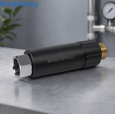 BriskSpring M80-BS MSAP Bioactive Anti-Scale Water Filter with Replaceable Cartridge and 400 Micron Precision Filtration