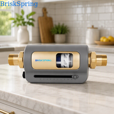 40 Micron Whole House Water Prefilter with 7T/H High Flow Rate and Self-Cleaning Design