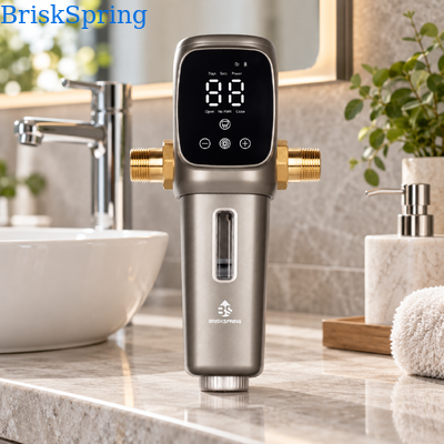 Fully Automatic Backwashing Water Pre Filter with 40 Micron Precision Filtration and SUS 316L Stainless Steel Mesh Whole House Water Prefilter
